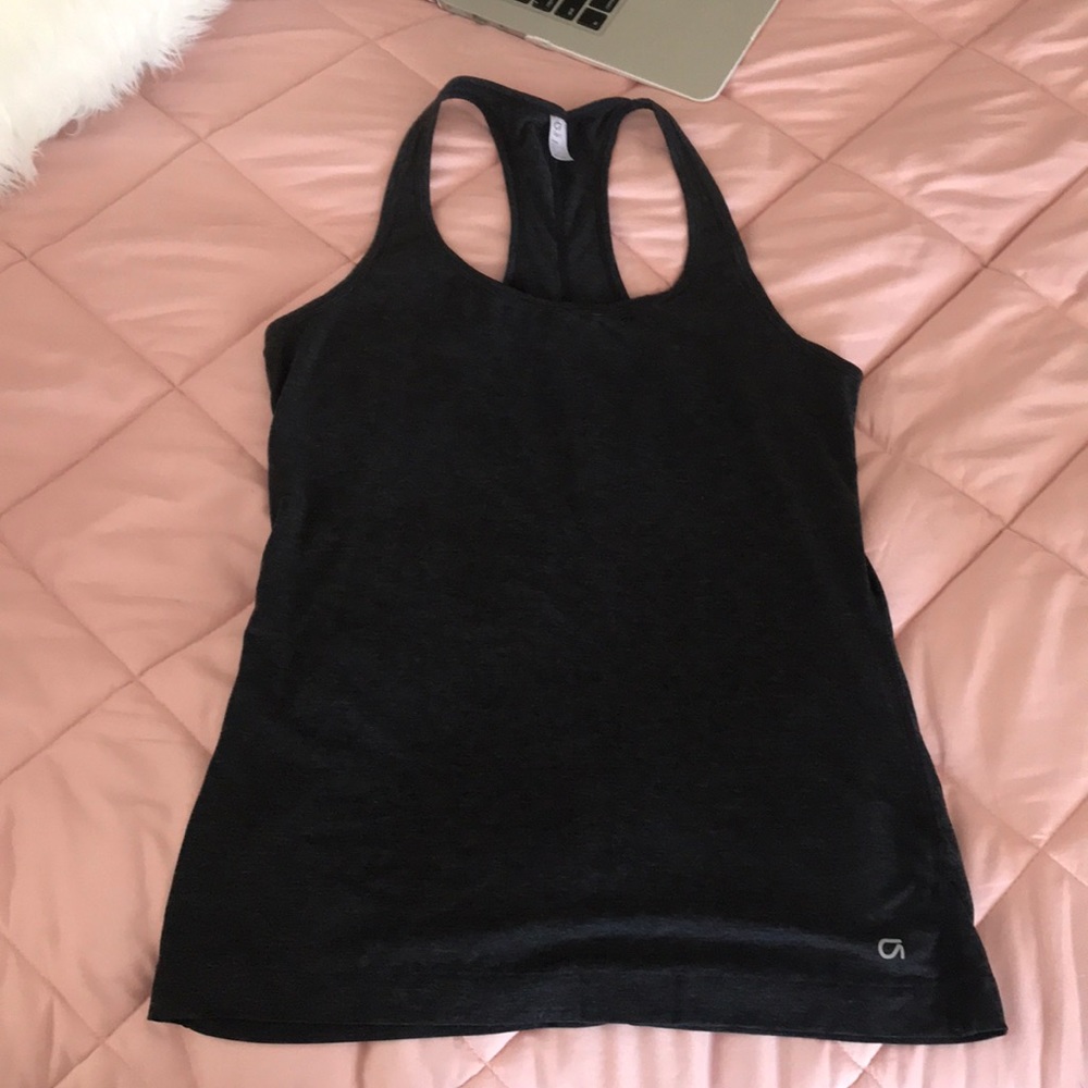Gap Fit Razorback Dark Gray tank top